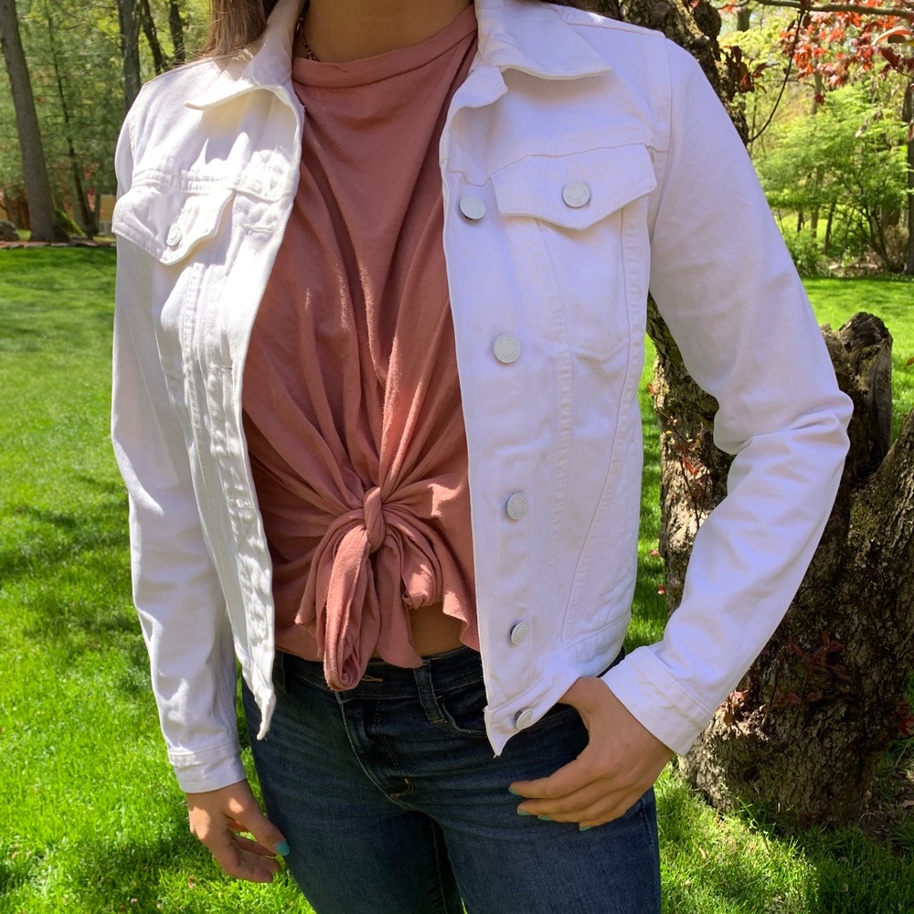 White Jean Jacket
